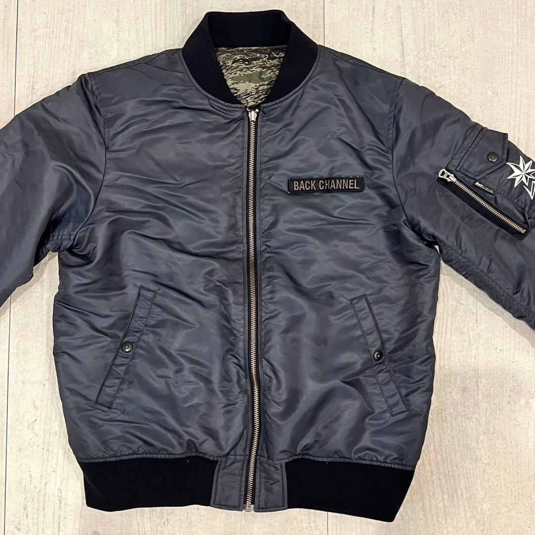 美品 BACK CHANNEL MA-1 JACKET リバーシブル　日本製