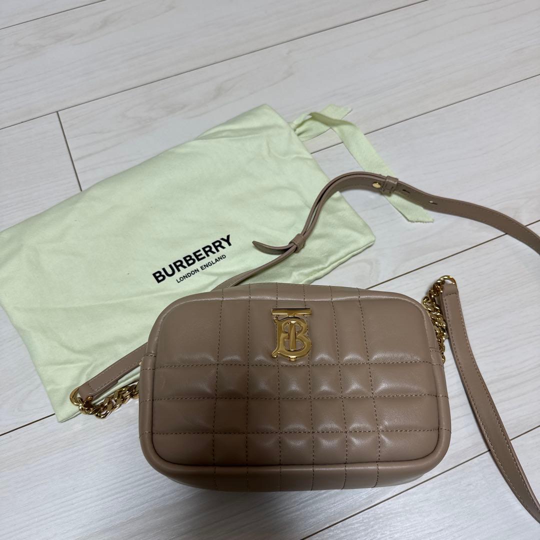 BURBERRY ベージュ ショルダーバッグ 保存袋付き