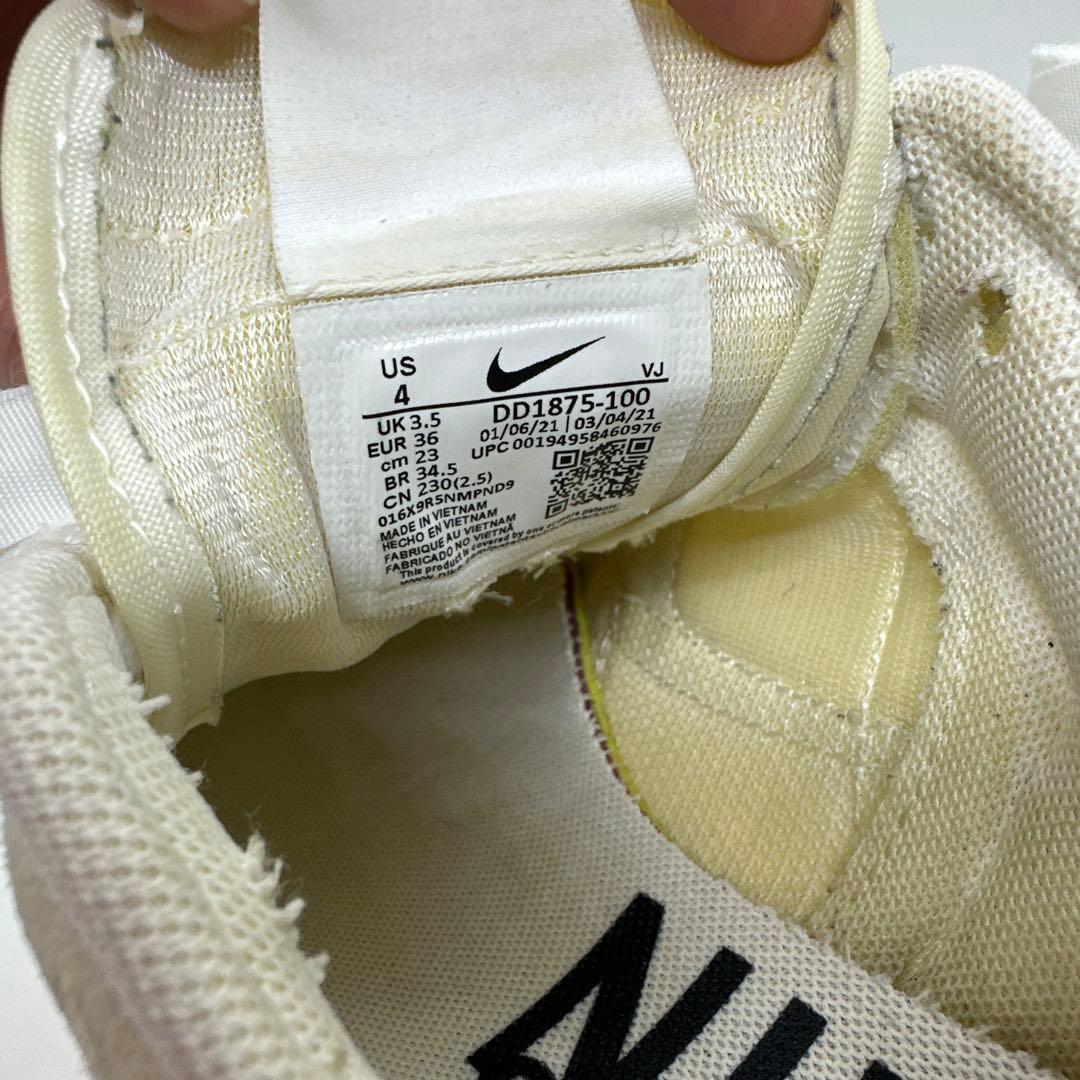 sacai × Nike Vapor Waffle ホワイトガム 23cm