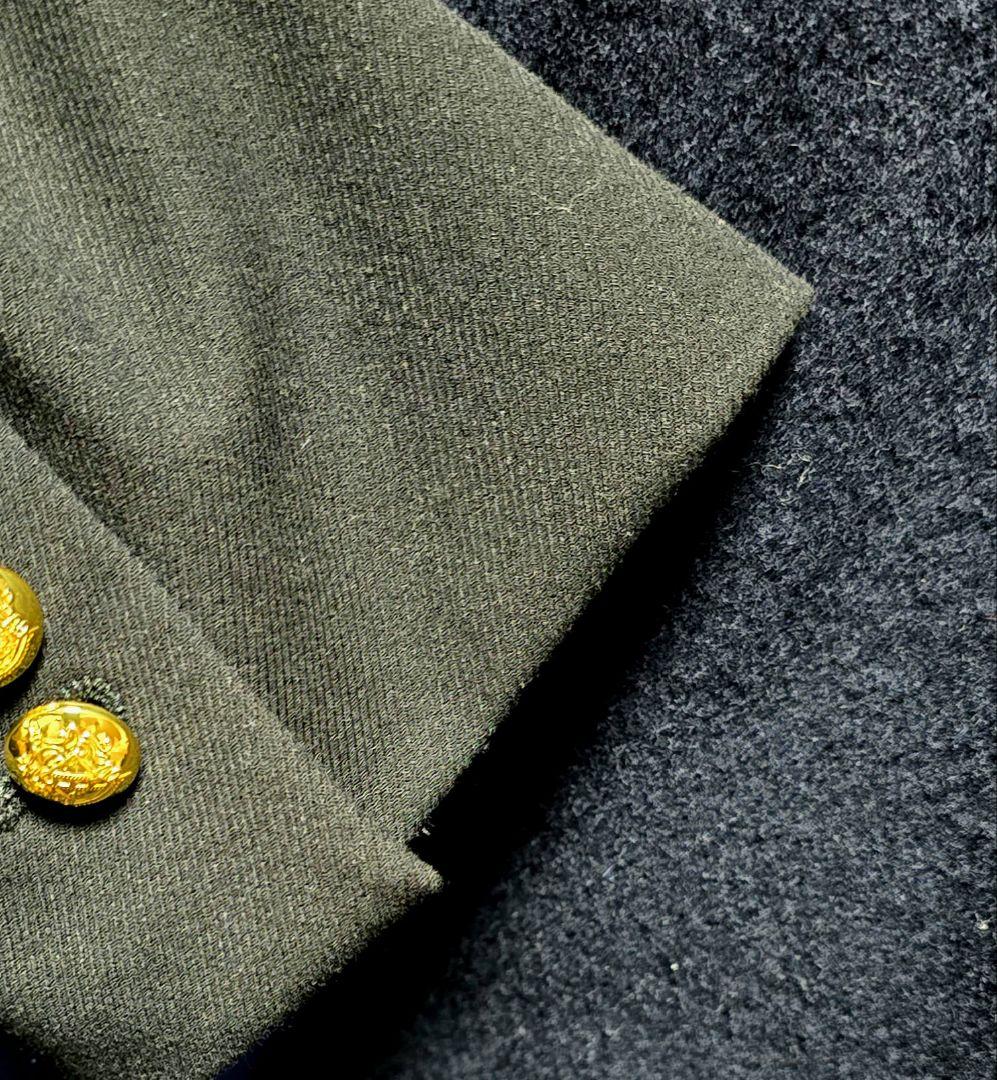 リリーブラウン ネイビー ウールケープコート Fサイズ