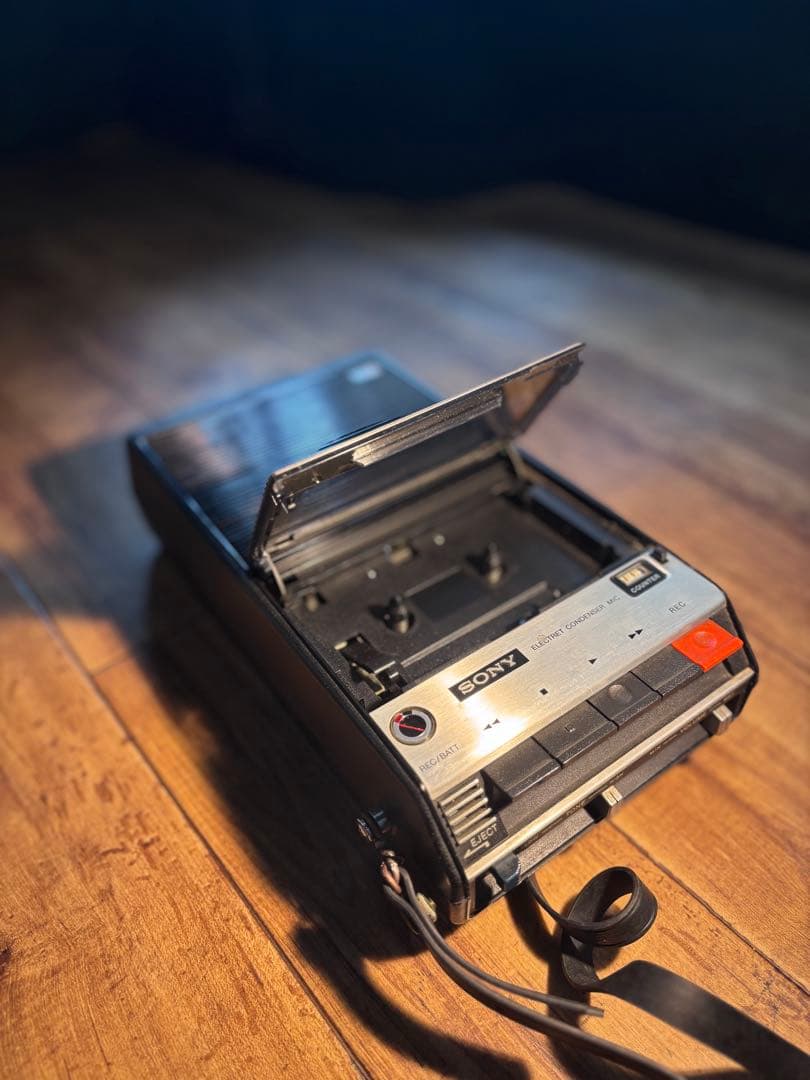 昭和レトロ 実働 SONY カセットコーダー TC-1313