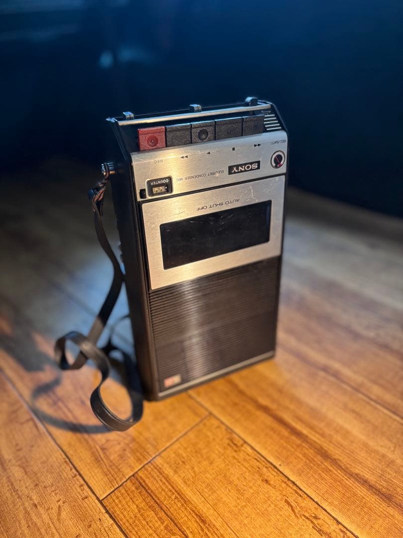 昭和レトロ 実働 SONY カセットコーダー TC-1313