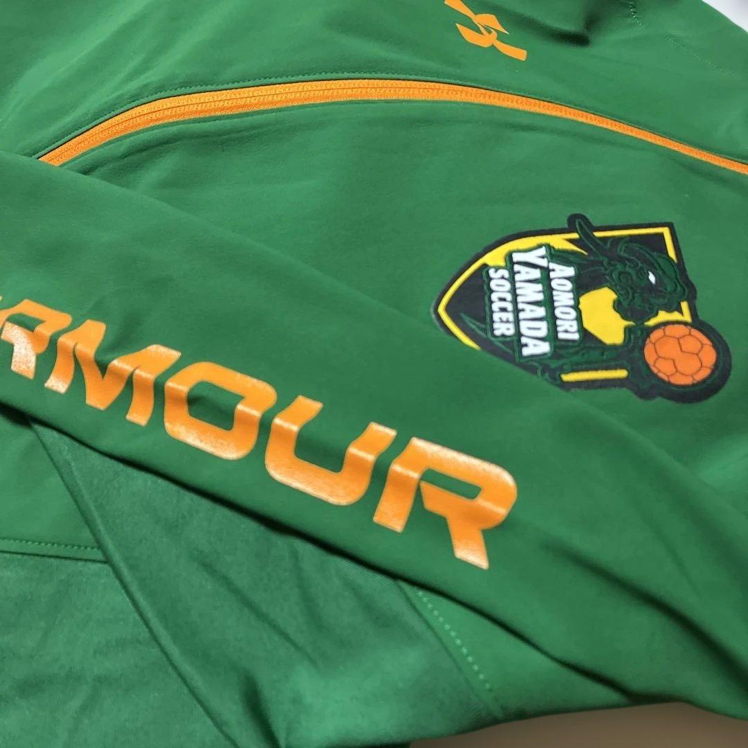 青森山田高校サッカー部アンダーアーマーフルジップトレーニングウェア長袖三冠世代