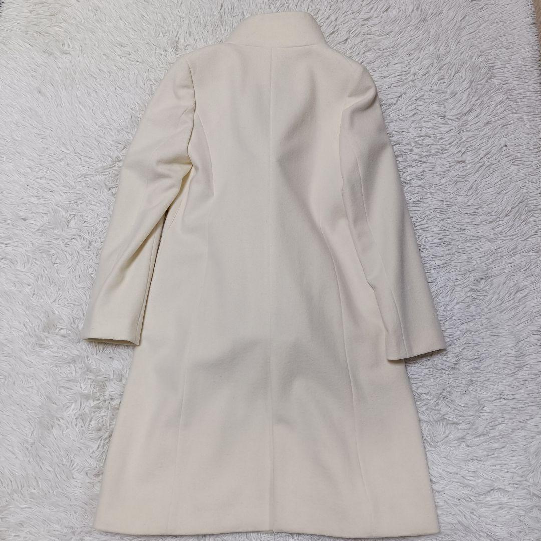 新品 INDIVI アウター コート 高級素材 ウール 羊毛 カシミヤ 38