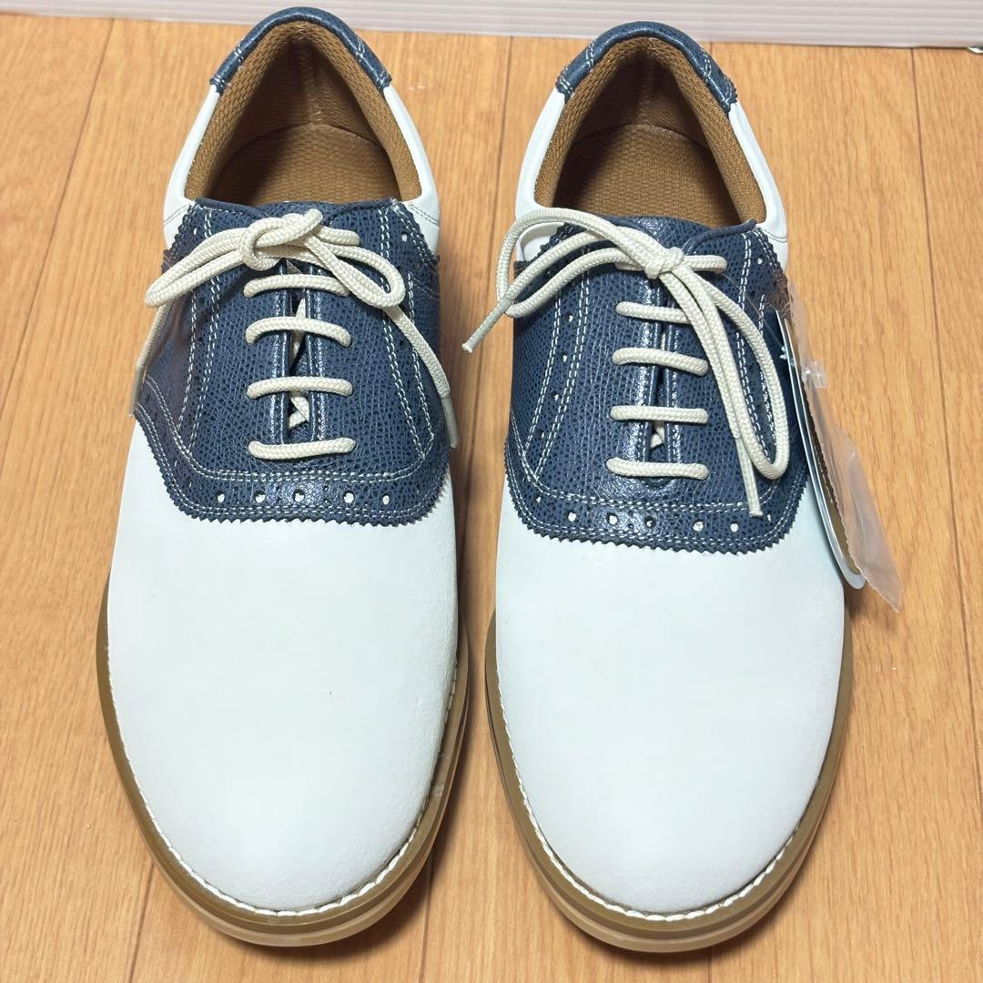 【未使用タグ付】Buckwheat ゴルフシューズ 24.5 完全防水 スパイク