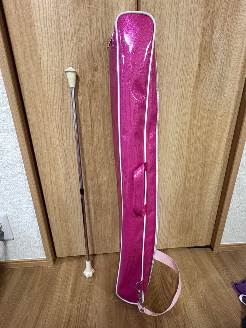 バトントワリング用ピンクバッグ