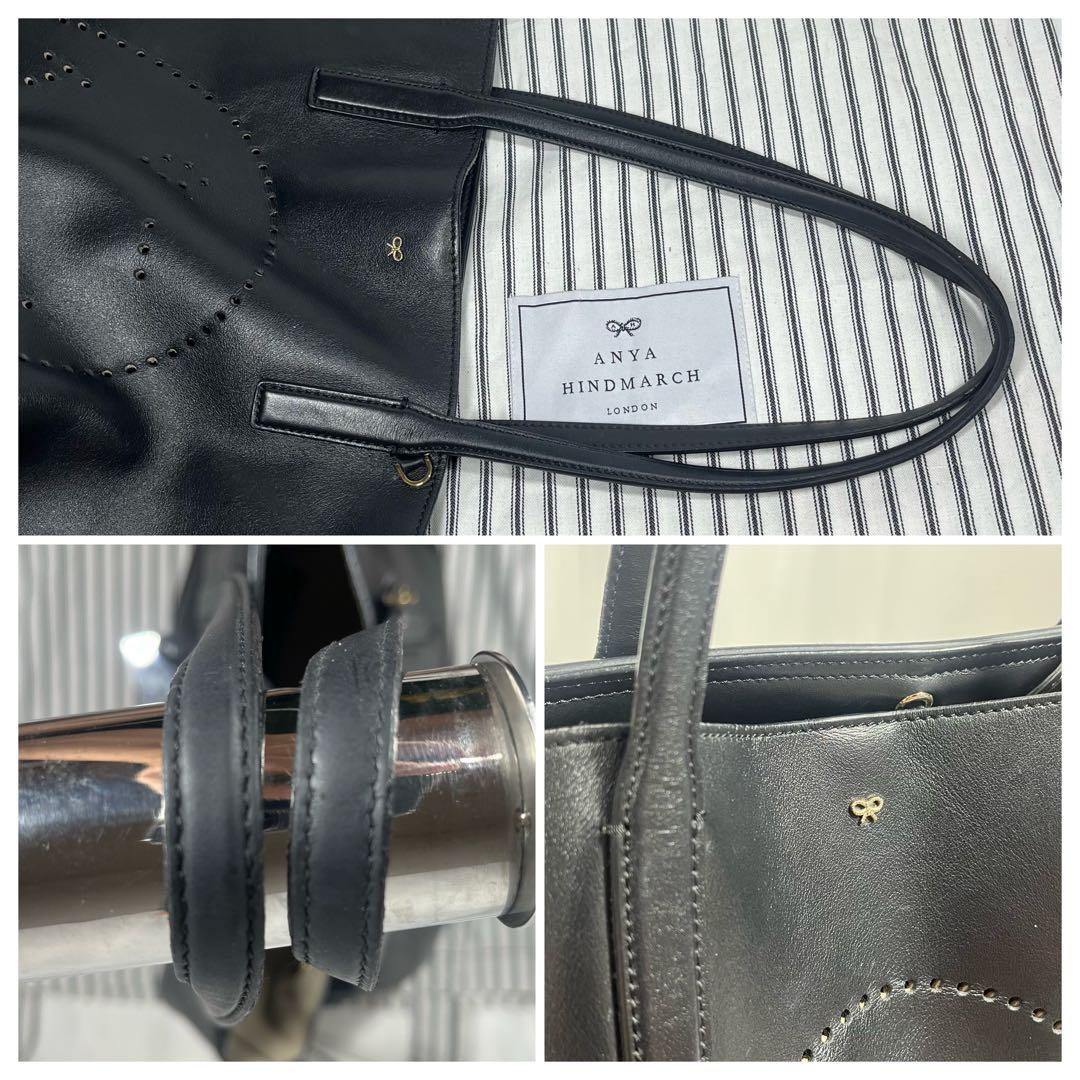 ✨人気✨アニヤハインドマーチ スマイリー 大容量　A4可 トートバッグ スマイル