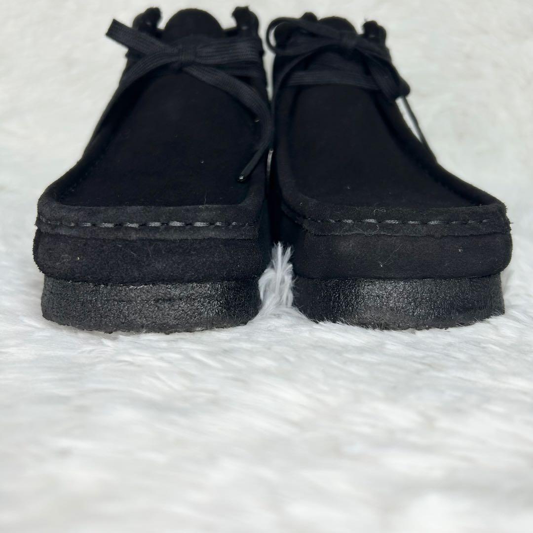 クラークスオリジナルズ　ワラビーブーツ　スエード　ブラック　クレープソール