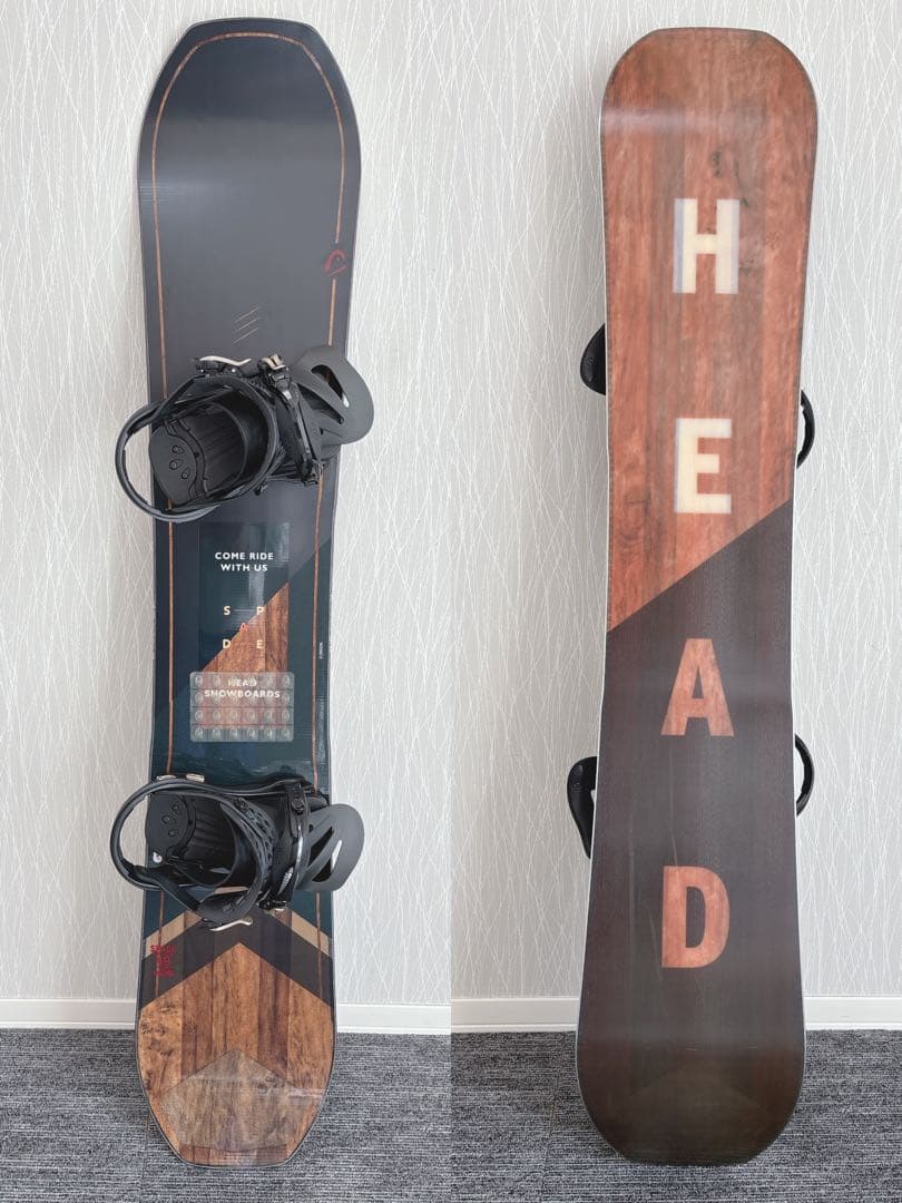 24ほぼ未使用❗️超豪華❗️HEAD×FLUX メンズスノーボードセット★149cm