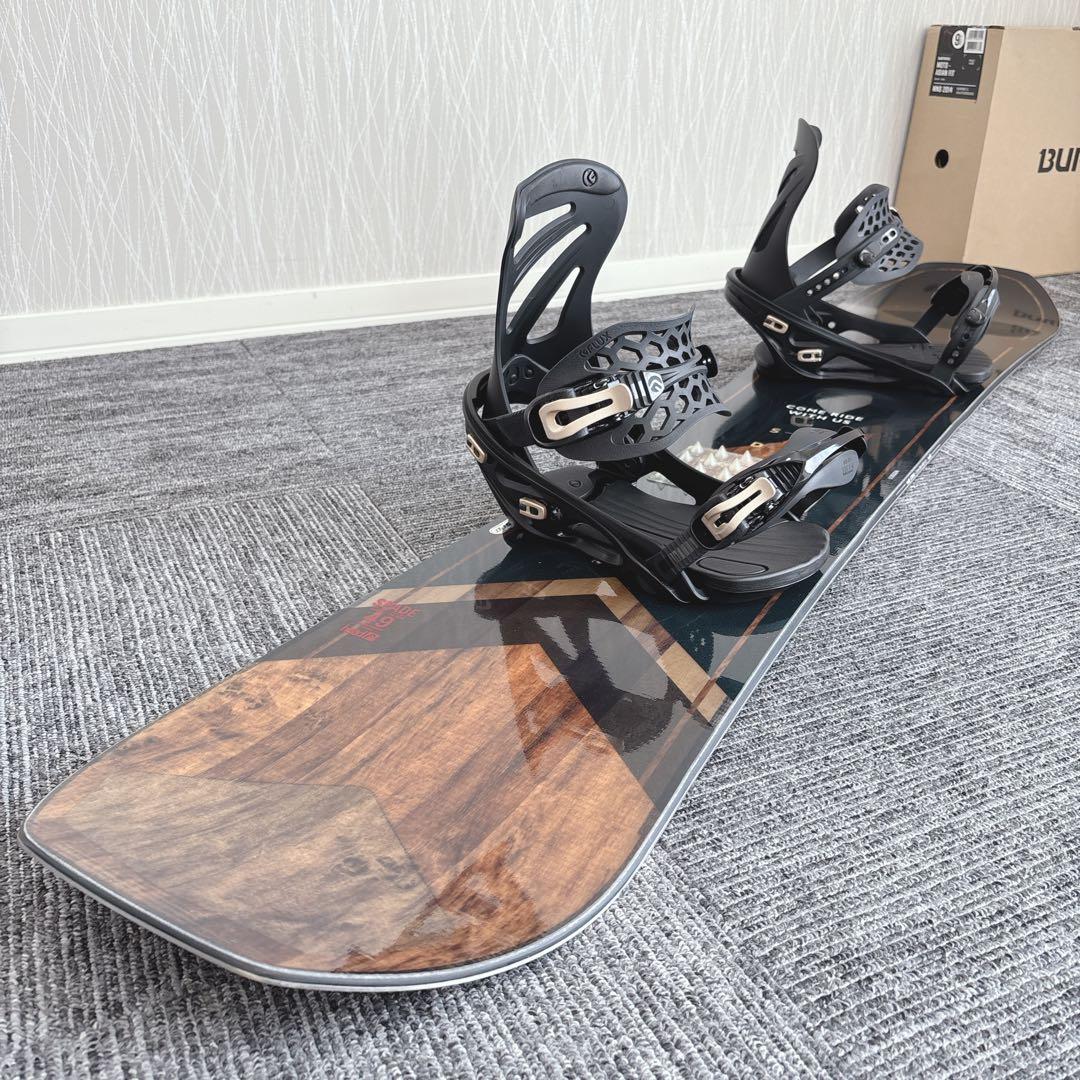 24ほぼ未使用❗️超豪華❗️HEAD×FLUX メンズスノーボードセット★149cm