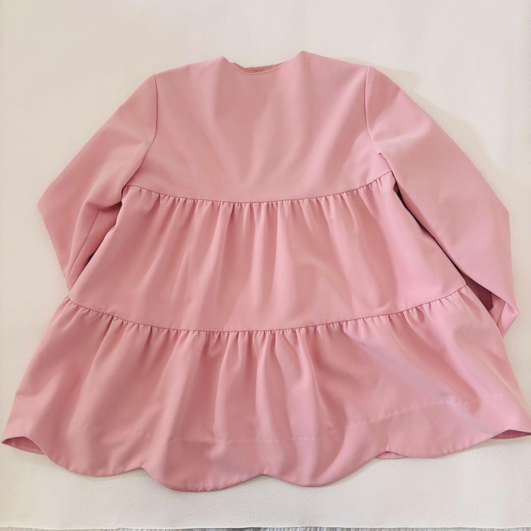 bitnabi ビンナビ　美人トップス長袖（ピンク、サクラ色）授乳服