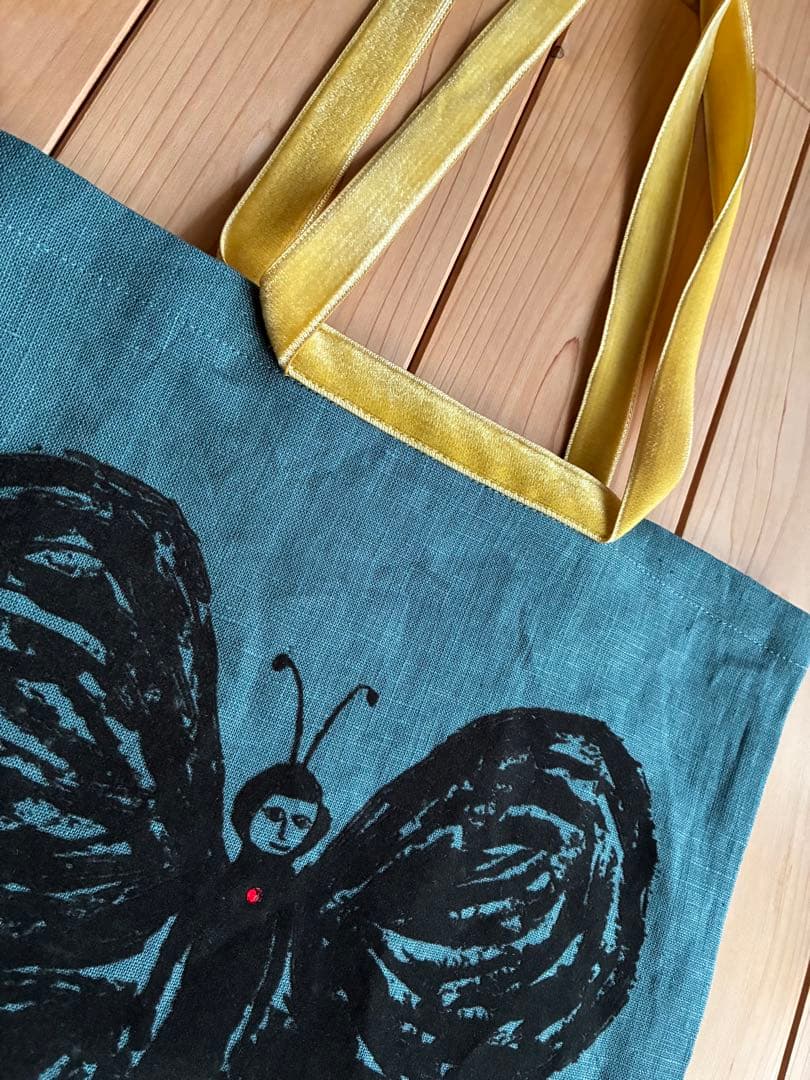 希少新品 mina perhonen 30周年ukka グリーン トートバッグ