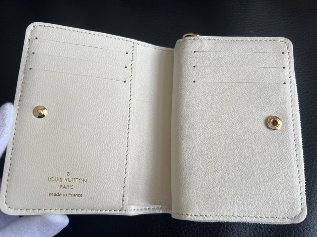 【とっぴー】ルイヴィトン ポルトフォイユ・ルーM25601ドリームベージュ