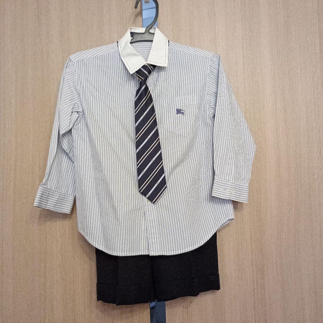 w*1様 最終値下げ　バーバリー 男の子フォーマルスーツ4点セット(110)