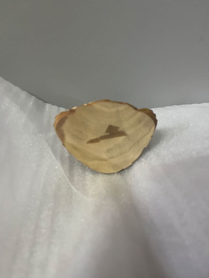 田中野夫　総白檀仏像座阿弥陀六角台座ケマン付天人光背金泥書ケース付き　28