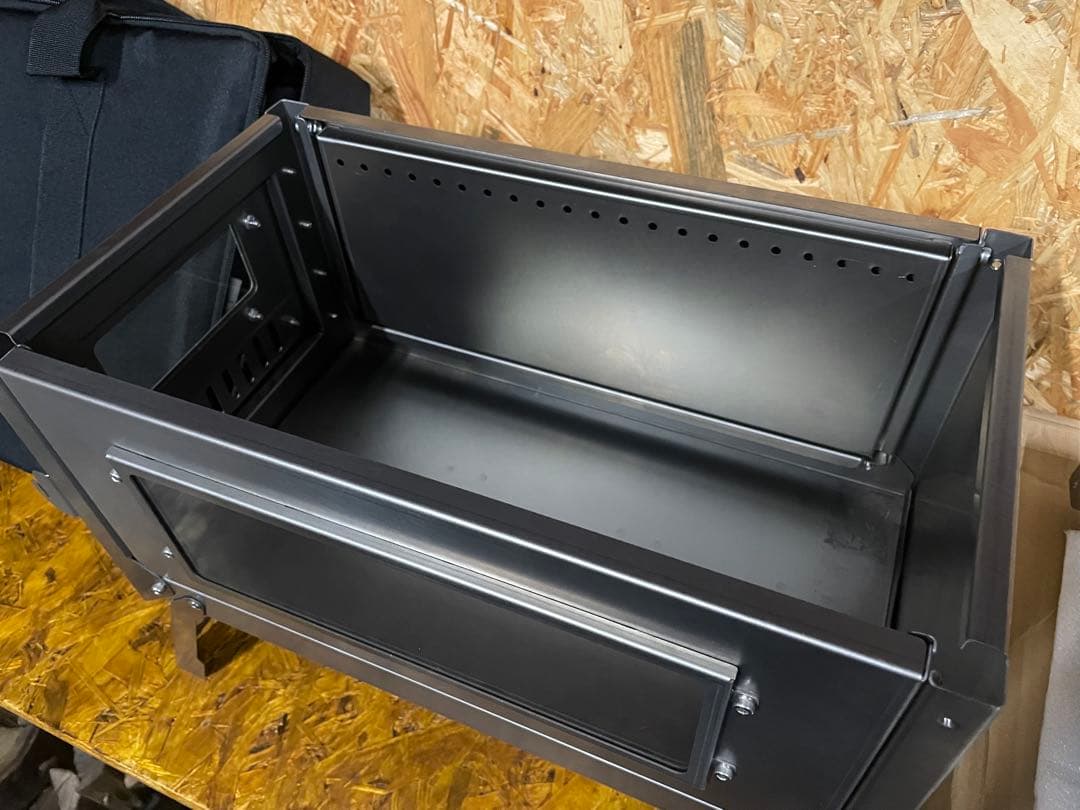 Soomloomチタン製薪ストーブ折り畳み式FIERY二次燃焼 巻き煙突