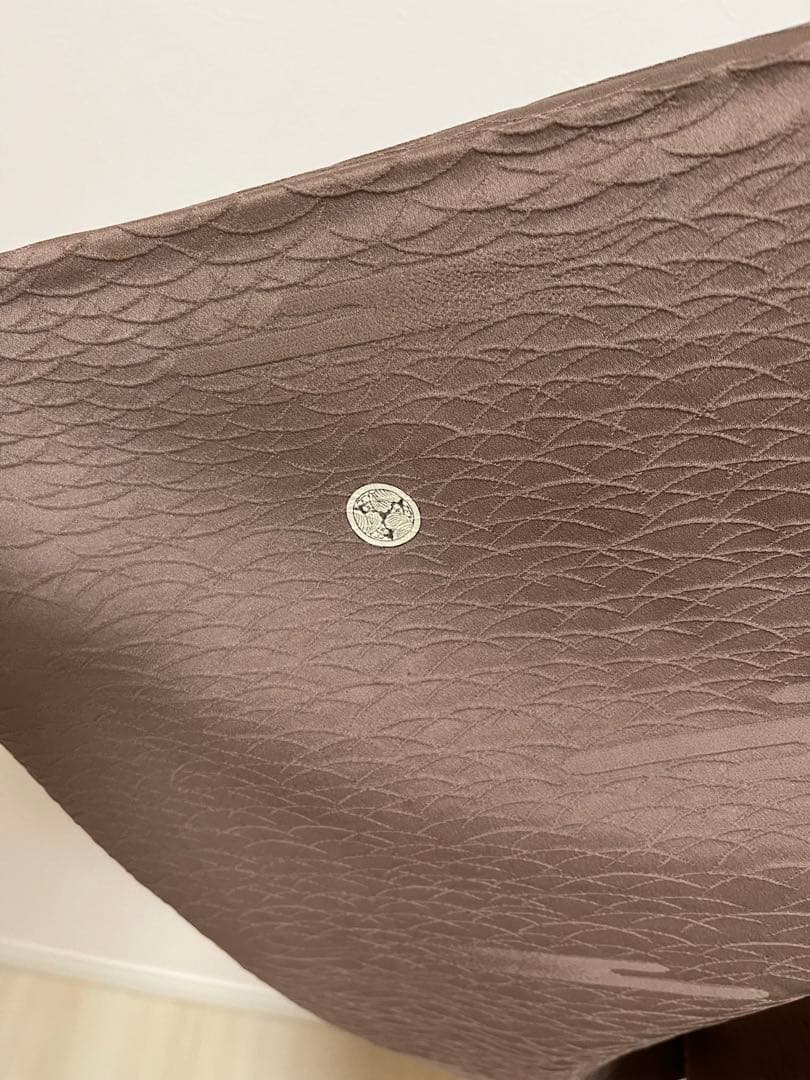 茶色の色留袖着物