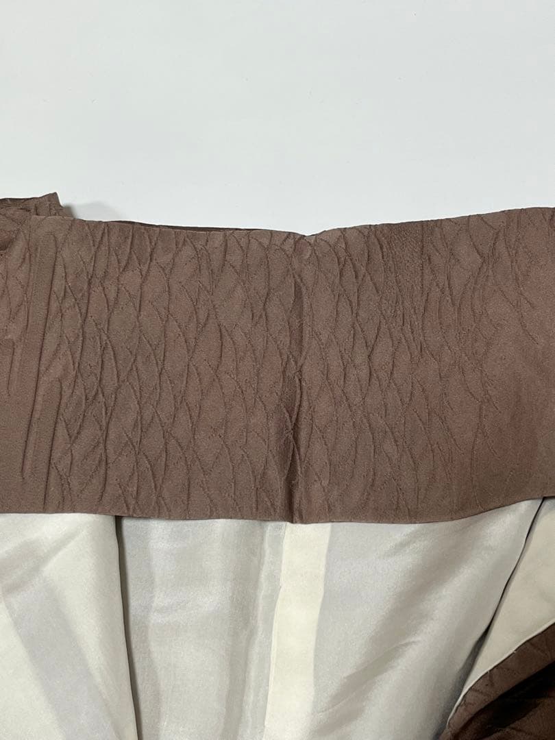 茶色の色留袖着物