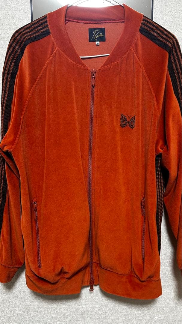Needles オレンジ ジップアップジャケット M