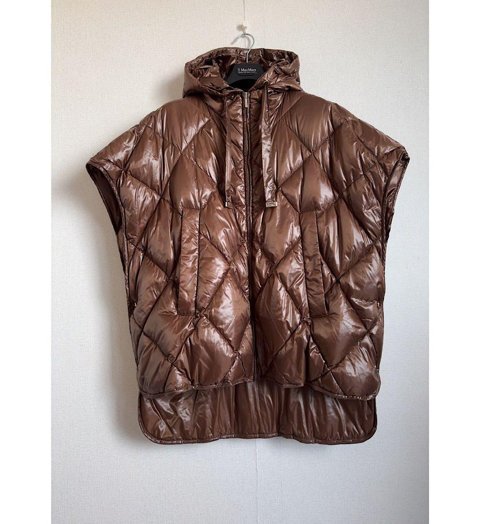 マックスマーラ　Max Mara albi キルティングケープ　ポンチョ　S