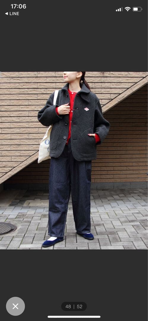 DANTON/ダントン　ウールラウンドカラージャケット 値下げしました