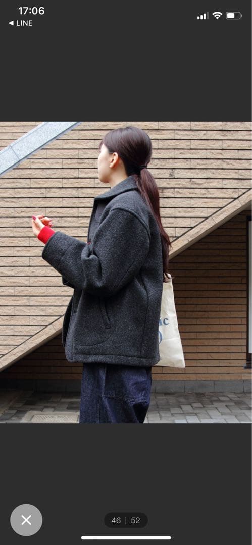 DANTON/ダントン　ウールラウンドカラージャケット 値下げしました