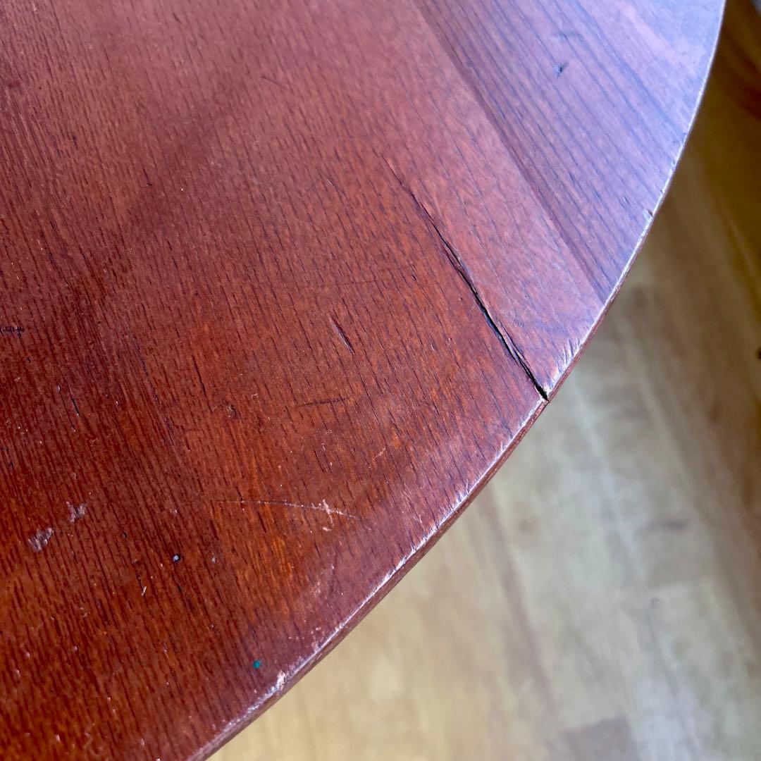 昭和レトロ　円卓　木製ちゃぶ台　ちゃぶ台　座卓　レトロ　昭和　アンティーク　骨董