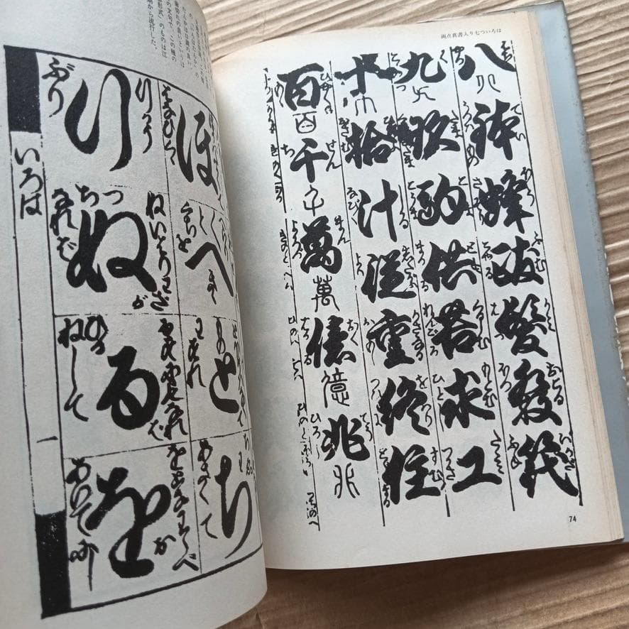 希少本　普及版　江戸文字　日向数夫編　グラフィック社