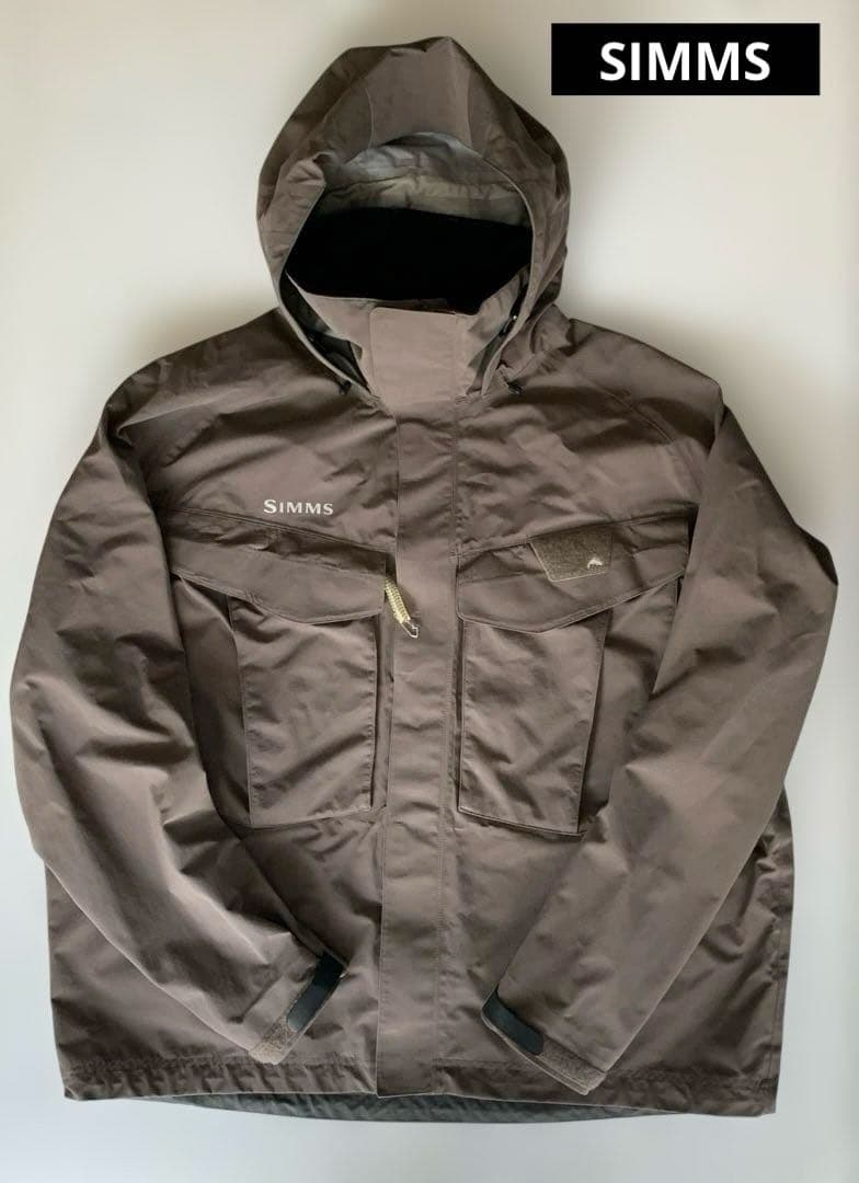 SIMMSシムス　カーキ色ＸＬ　ブルゾン　フィッシングジャケットウェア