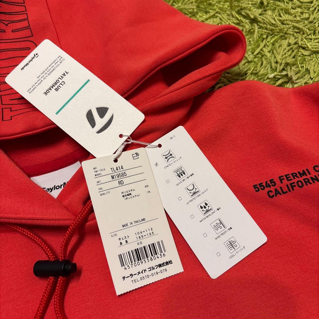 【TaylorMade】新品✨XOサイズ　メンズ　ロゴフード付きトレーナー　秋冬