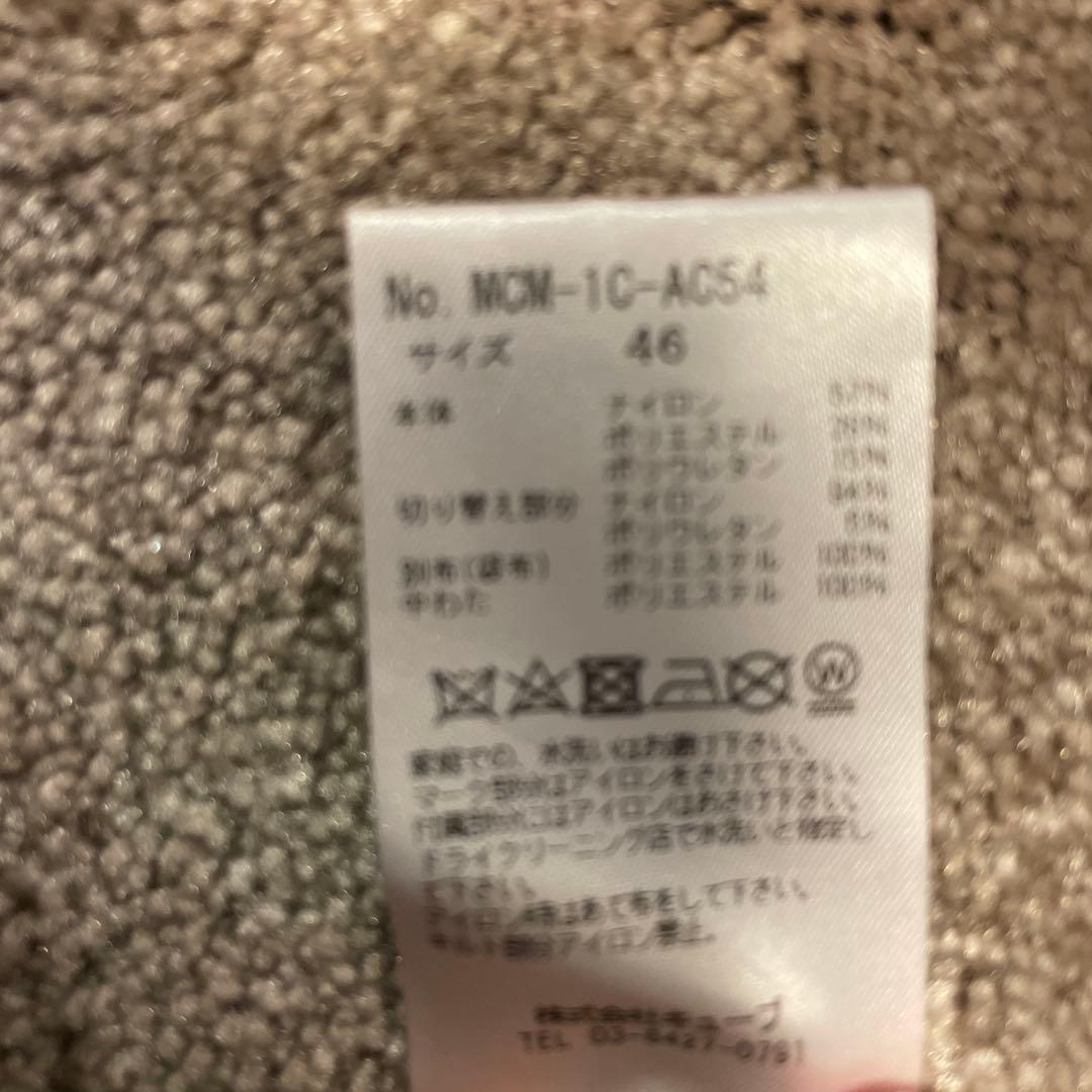 MARK & LONA ハーフジップジャケット ブラック　サイズ46