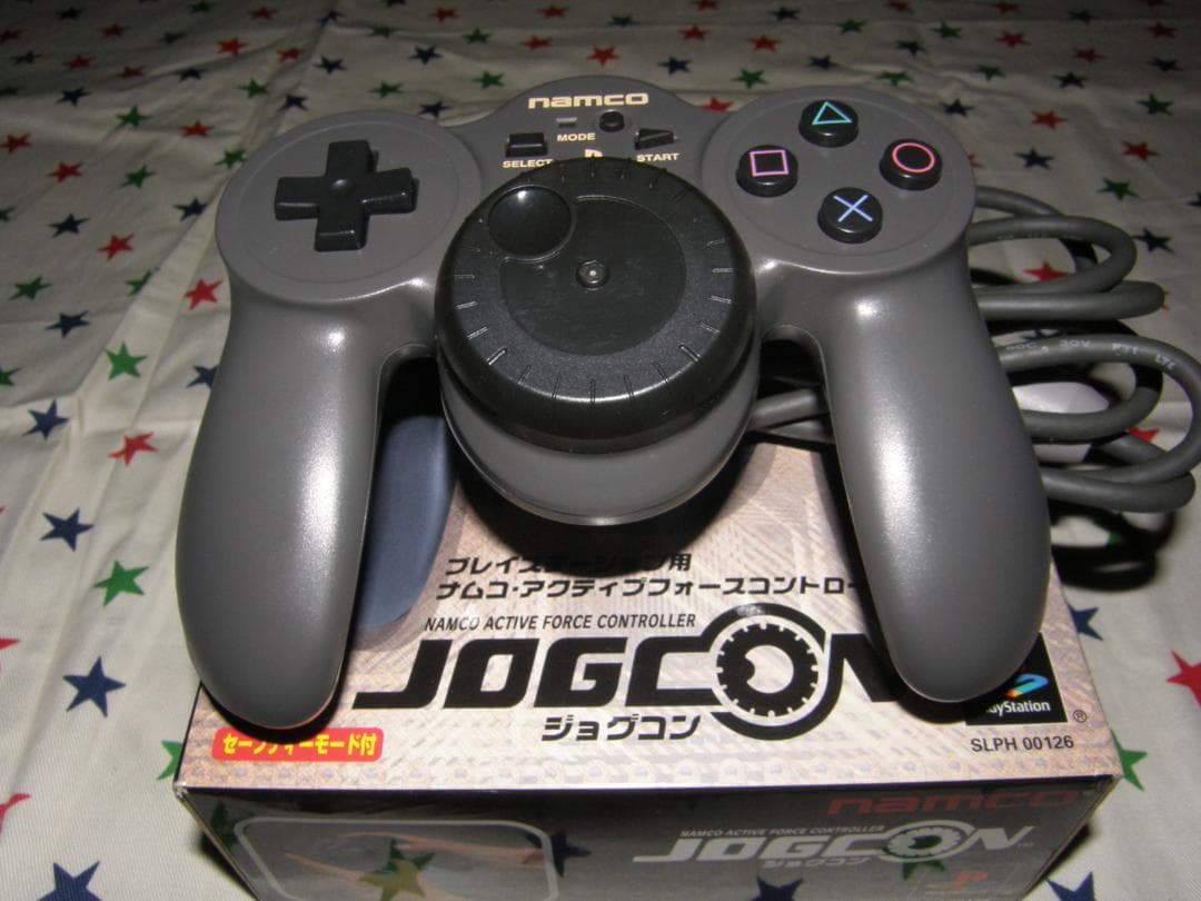 namcoプレイステーション用ジョグコン動作品の出品です。