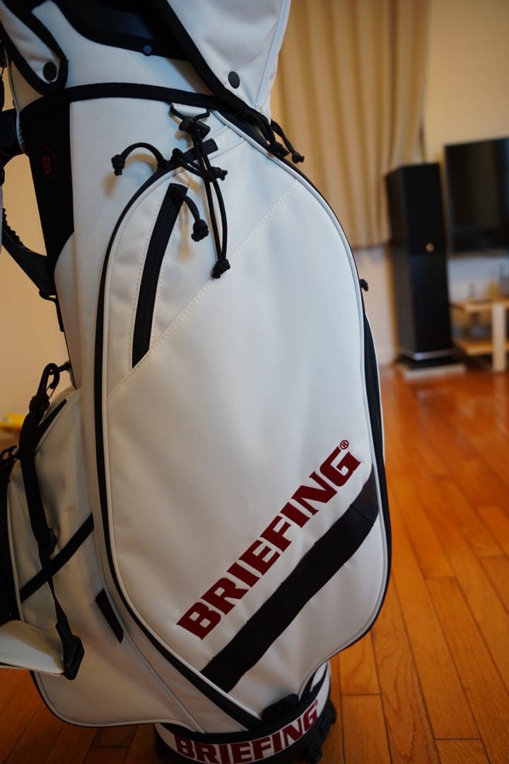 BRIEFING ブリーフィング キャディバッグ ホワイト　CR-02