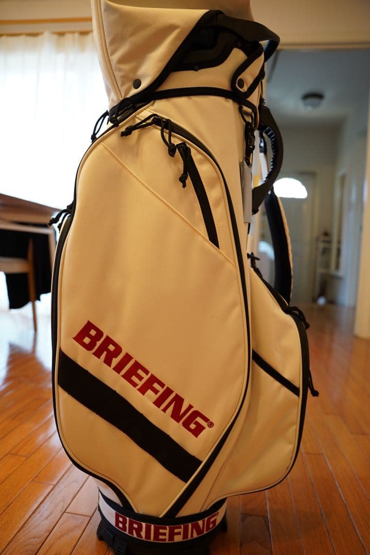 BRIEFING ブリーフィング キャディバッグ ホワイト　CR-02