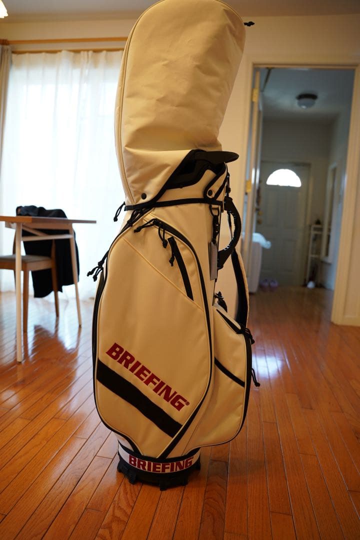 BRIEFING ブリーフィング キャディバッグ ホワイト　CR-02
