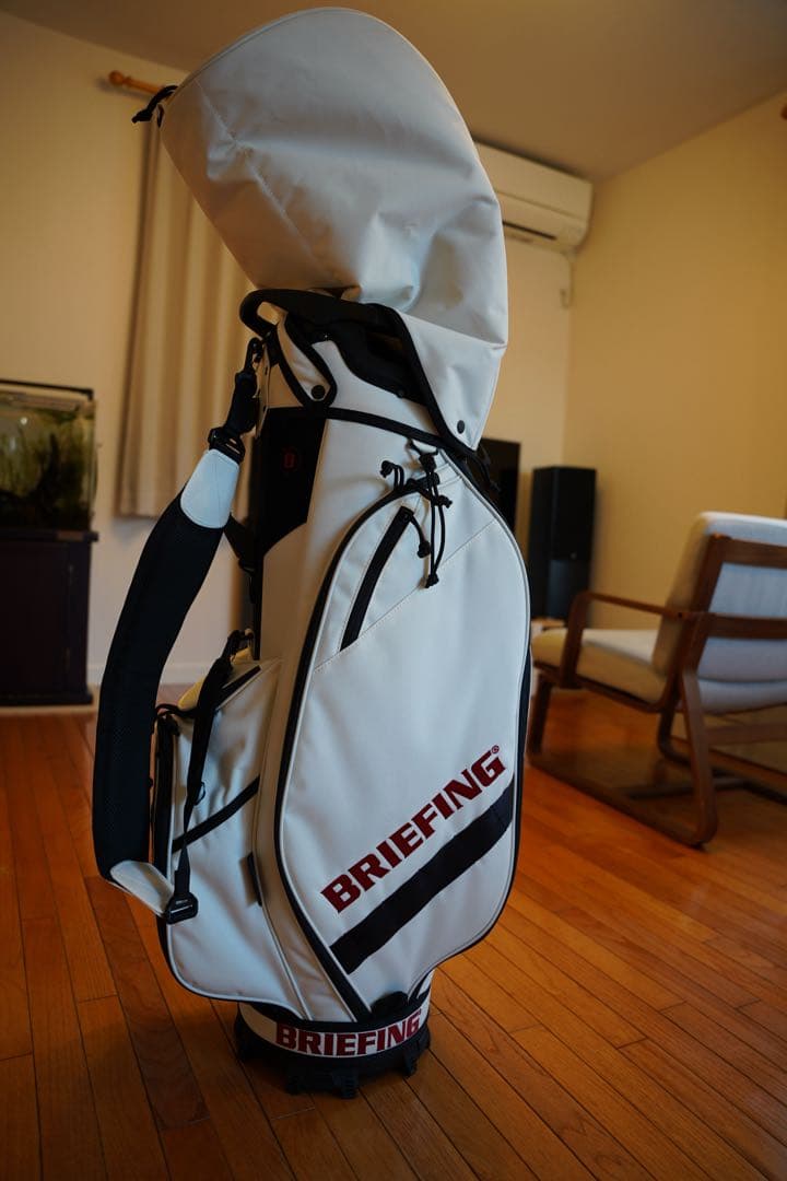 BRIEFING ブリーフィング キャディバッグ ホワイト　CR-02