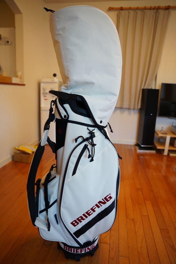 BRIEFING ブリーフィング キャディバッグ ホワイト　CR-02