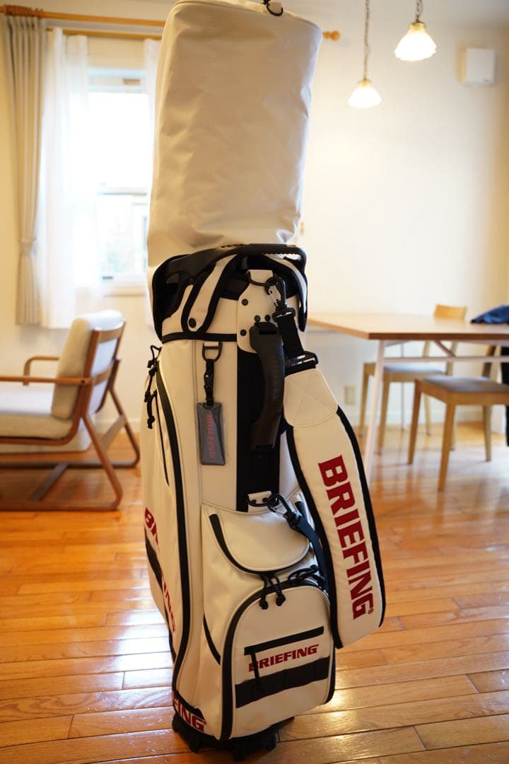 BRIEFING ブリーフィング キャディバッグ ホワイト　CR-02