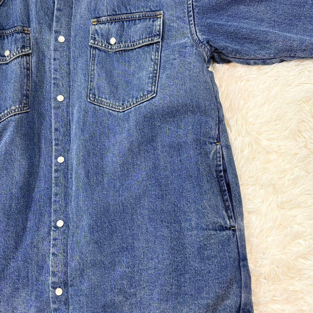 Spick and Span 5 1/2 中綿入りデニムコート ウエスタン F