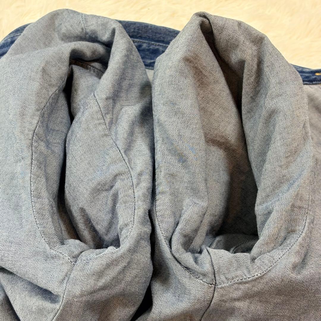 Spick and Span 5 1/2 中綿入りデニムコート ウエスタン F