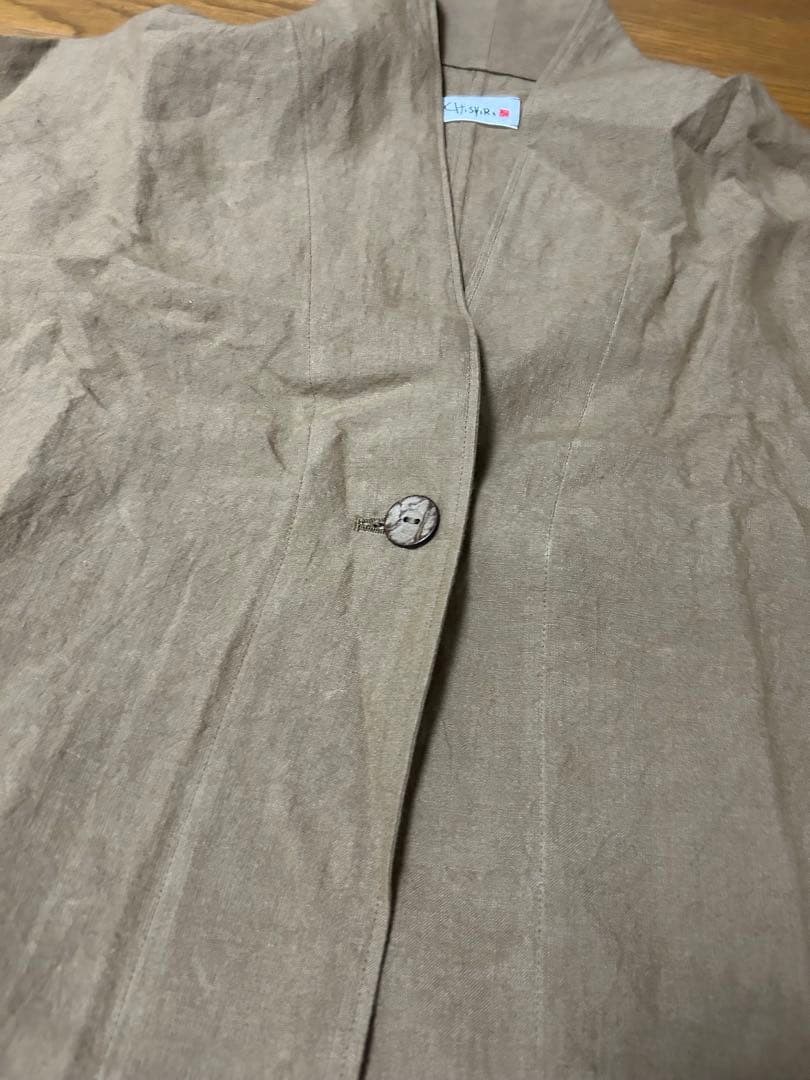 CHISHIROリネンローブ、羽織新品未使用