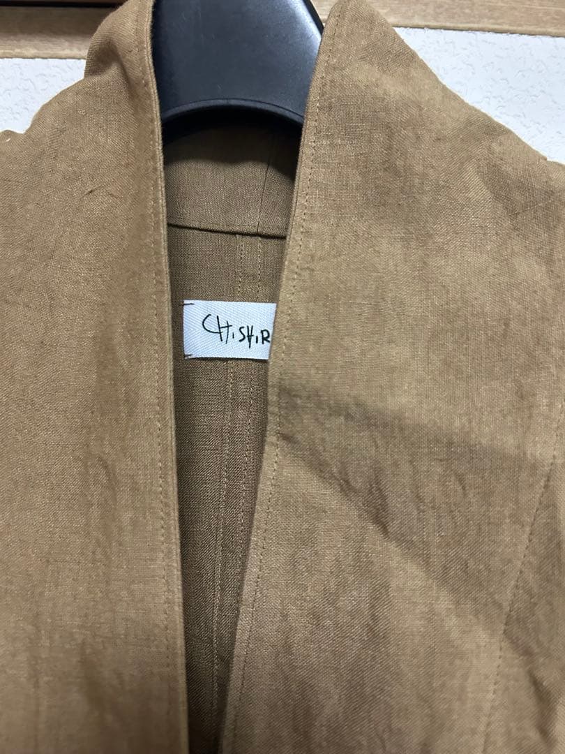 CHISHIROリネンローブ、羽織新品未使用