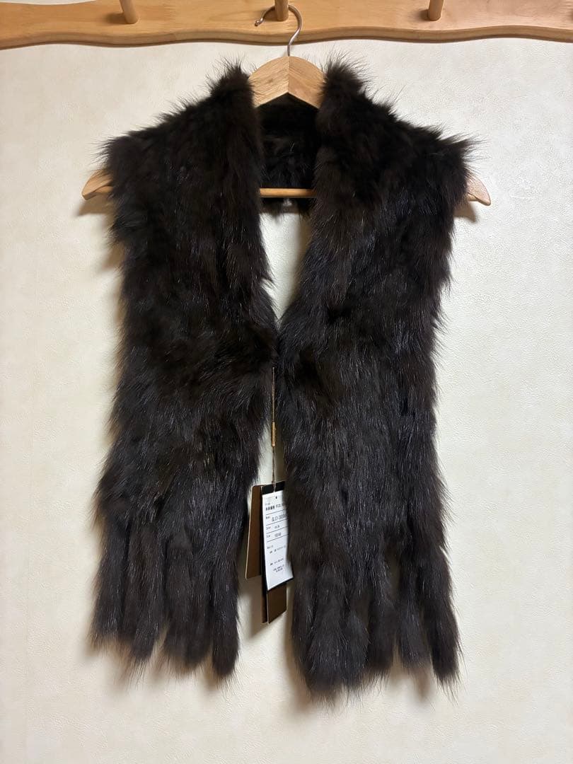 ロシアンセーブル　マフラー　ショール　新品