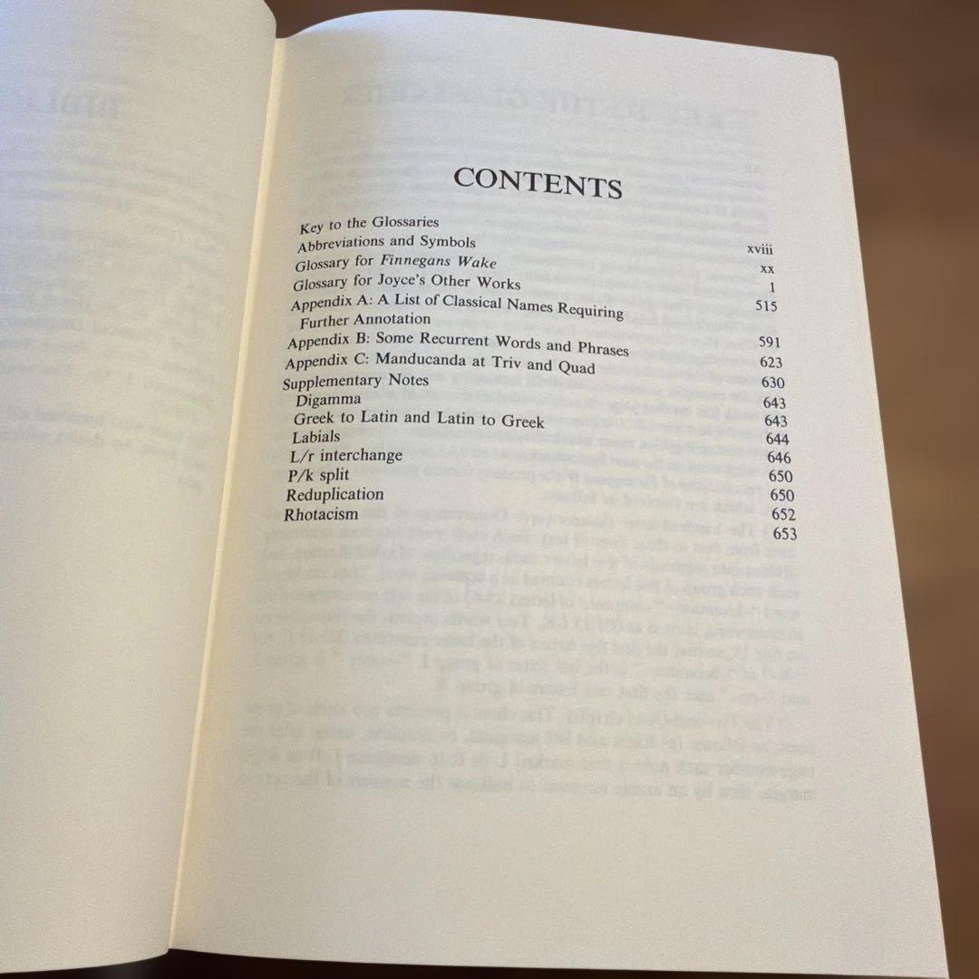 洋書 A Classical Lexicon for Finnegans Wake