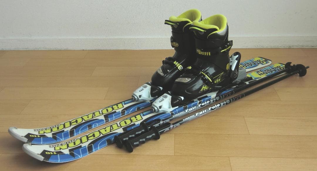 ■■12月・1月限定■送料無料■子供用スキー4点セット■板110靴21■WAX■