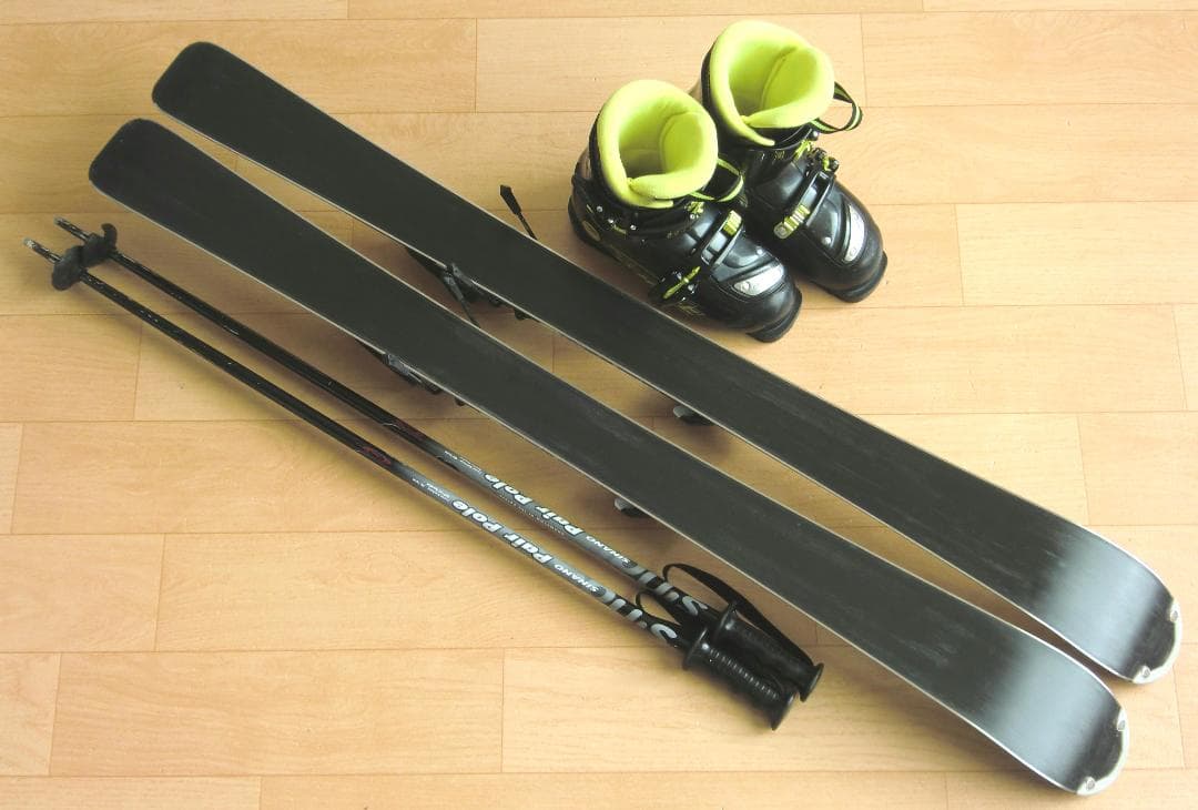 ■■12月・1月限定■送料無料■子供用スキー4点セット■板110靴21■WAX■