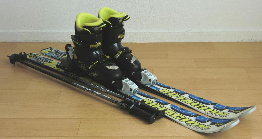 ■■12月・1月限定■送料無料■子供用スキー4点セット■板110靴21■WAX■