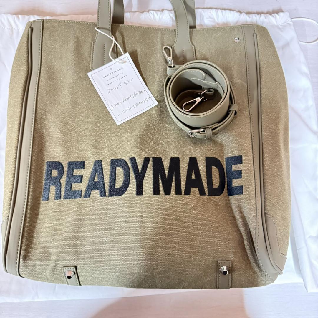 READYMADE トートバッグ カーキ 美品