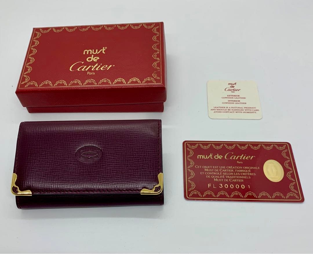 カルティエ　Cartier 6連 キーケース マスト ドゥ カルティエ