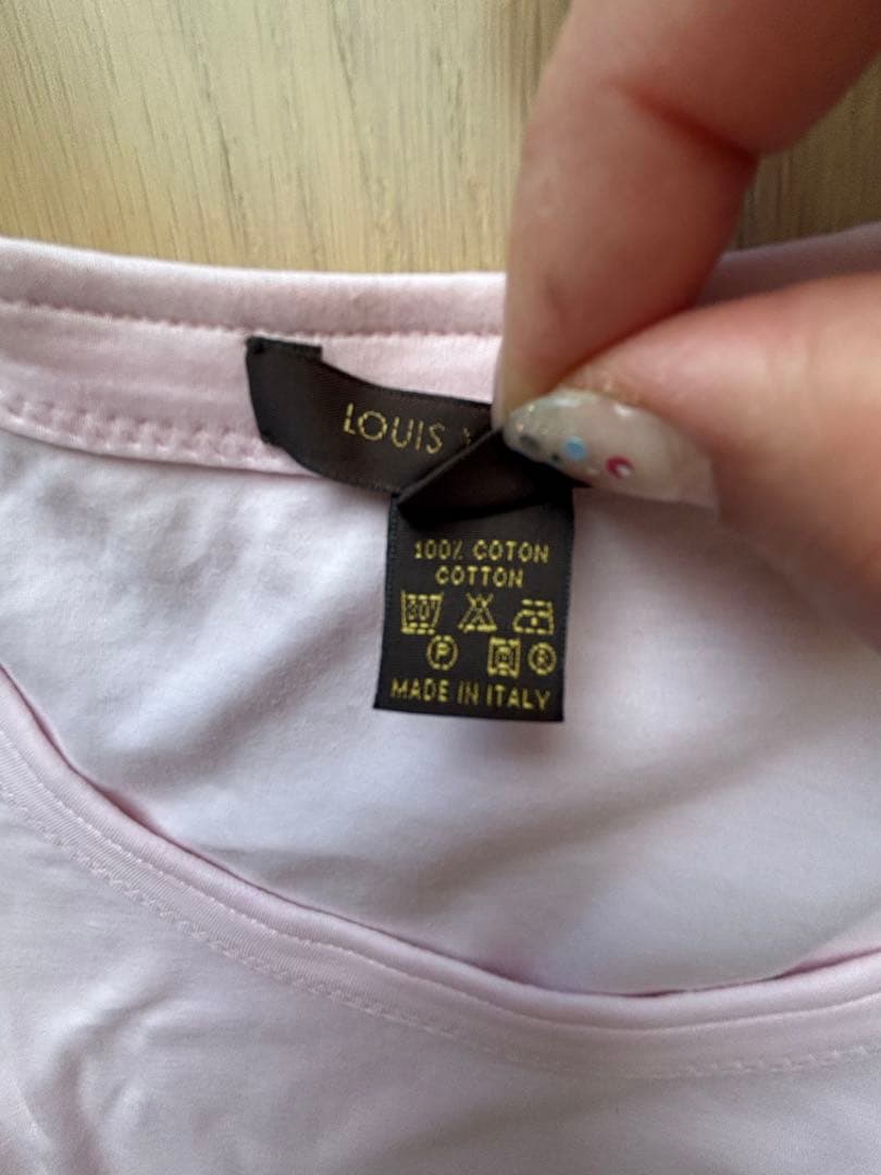 LOUIS VUITTON ピンク 半袖Tシャツ S